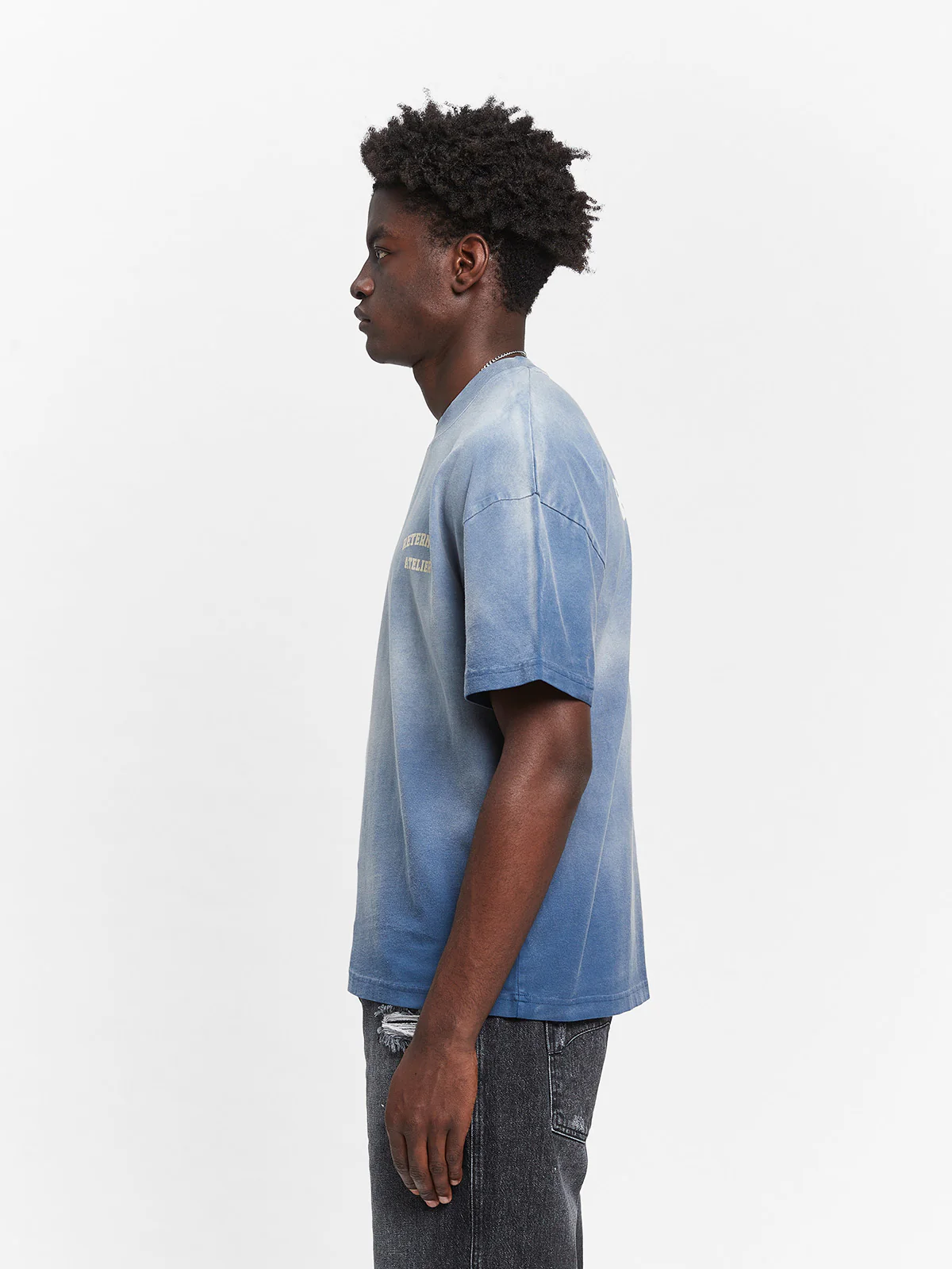 ARTS & CRAFT T-SHIRT - WASHED BLUE - Image 5